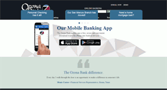 Desktop Screenshot of ozonabank.com